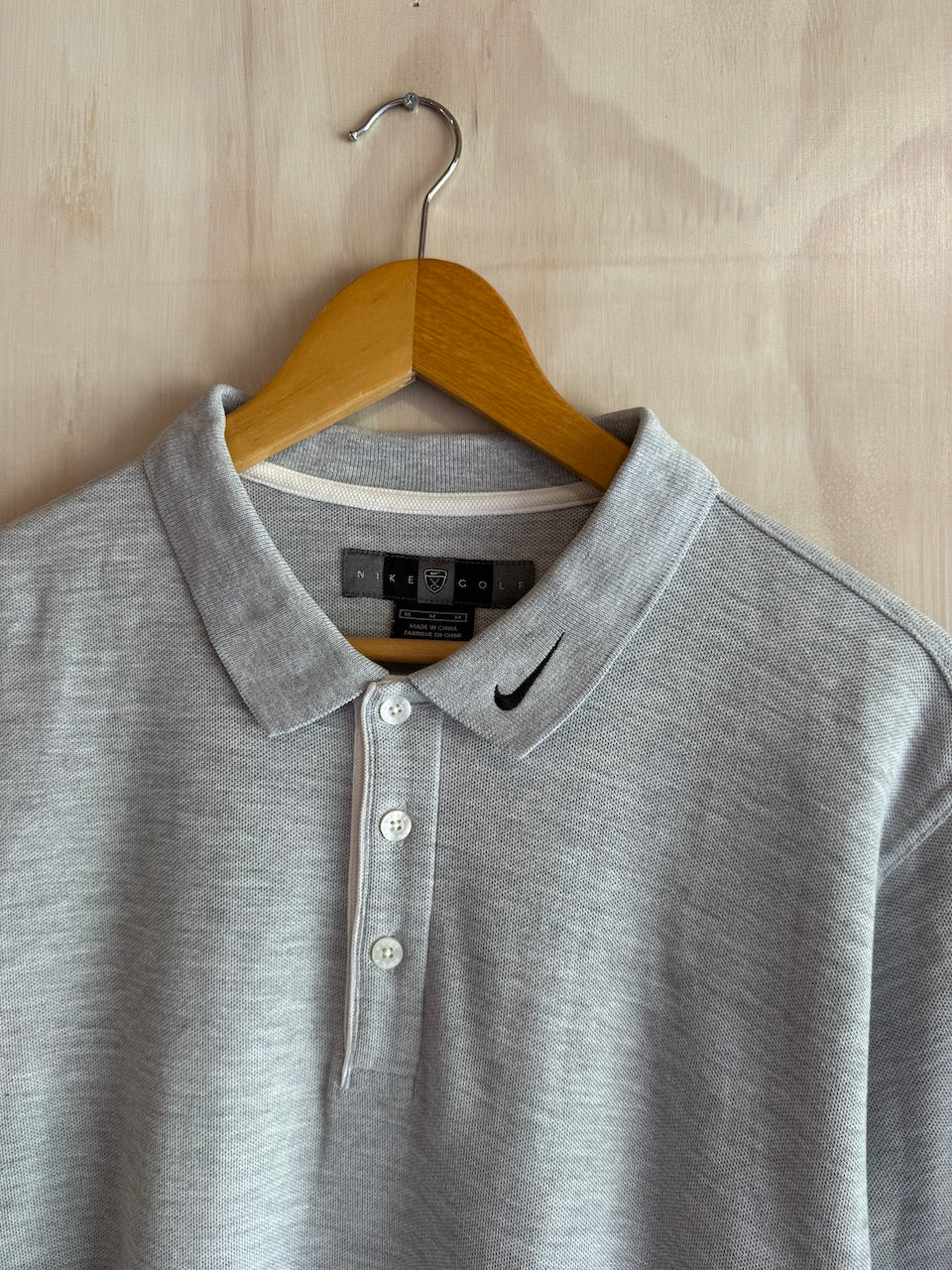 Y2K Nike collar Swoosh Golf Polo (M)