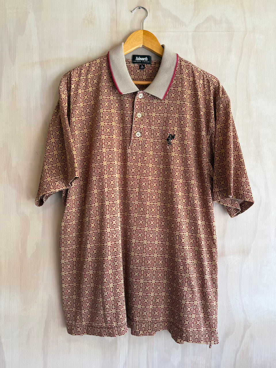 Vintage Ashworth Abstarct Golf Polo (L)