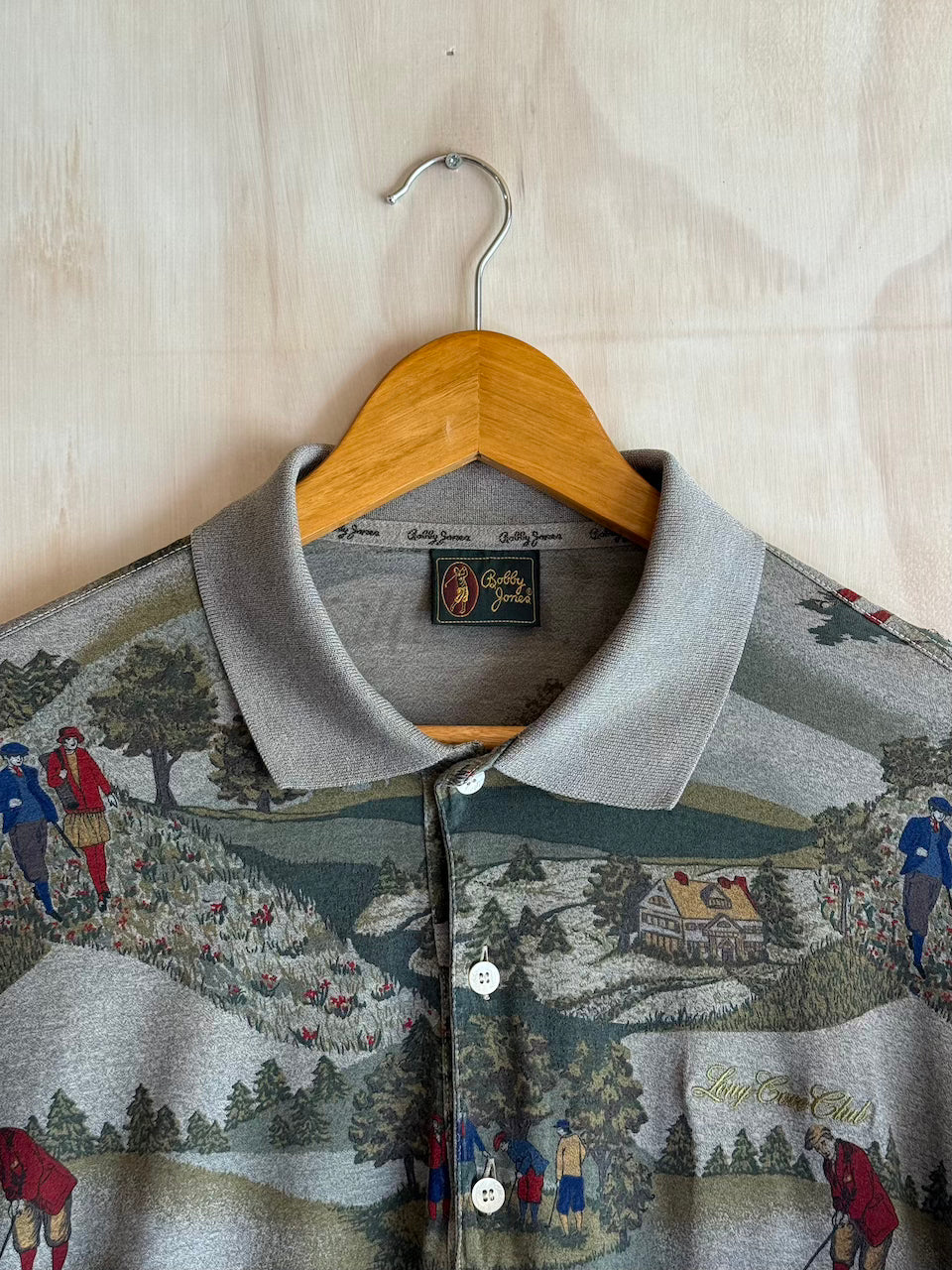 Vintage Abstract Bobby Jones Golf Polo (M)