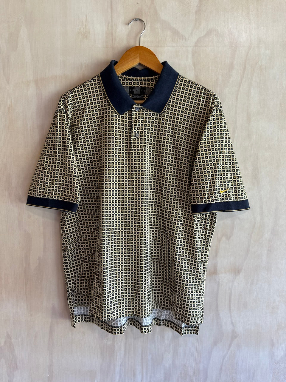 Vintage Nike Geometric Golf Polo (Short L)