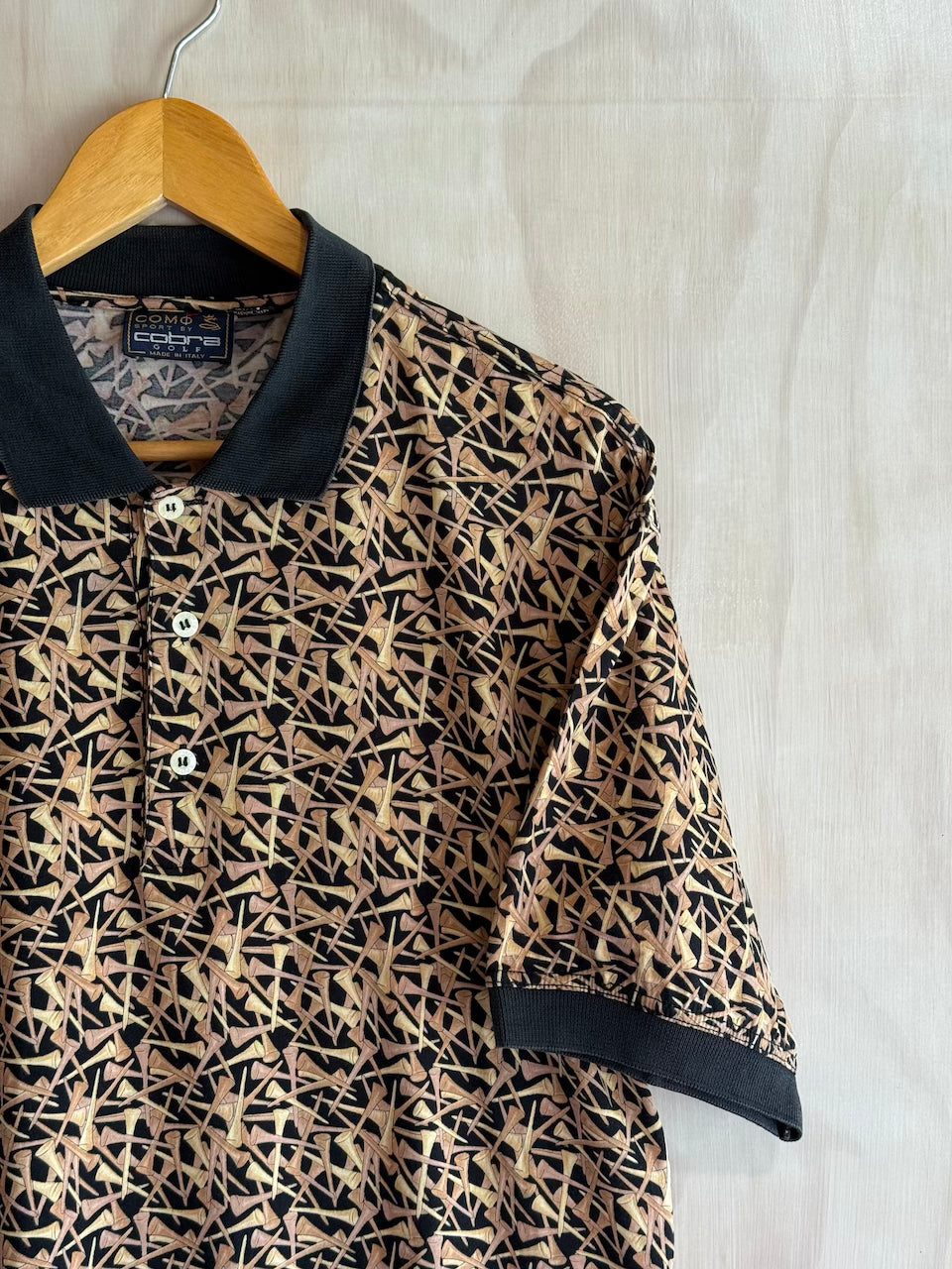Vintage Abstract Cobra Golf polo (M)
