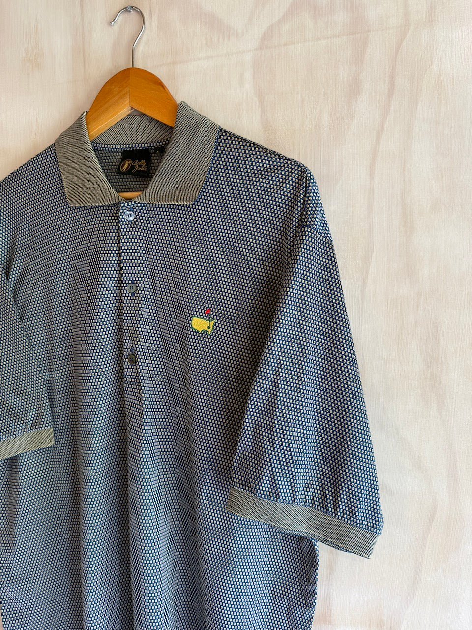 Vintage Geometric Masters Golf Polo by Bobby Jones (L)