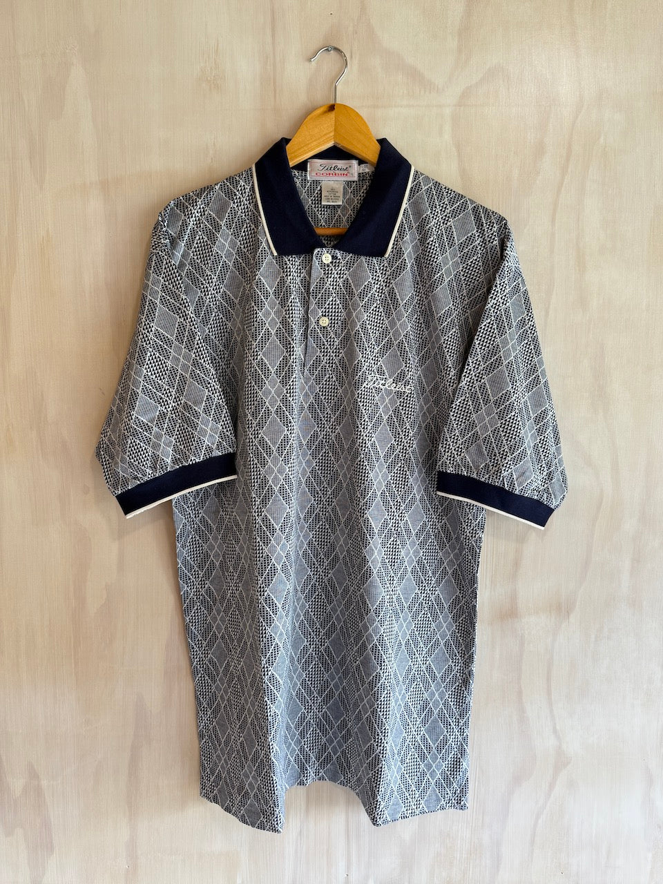 Vintage Geometric Titliest Golf Polo (L)