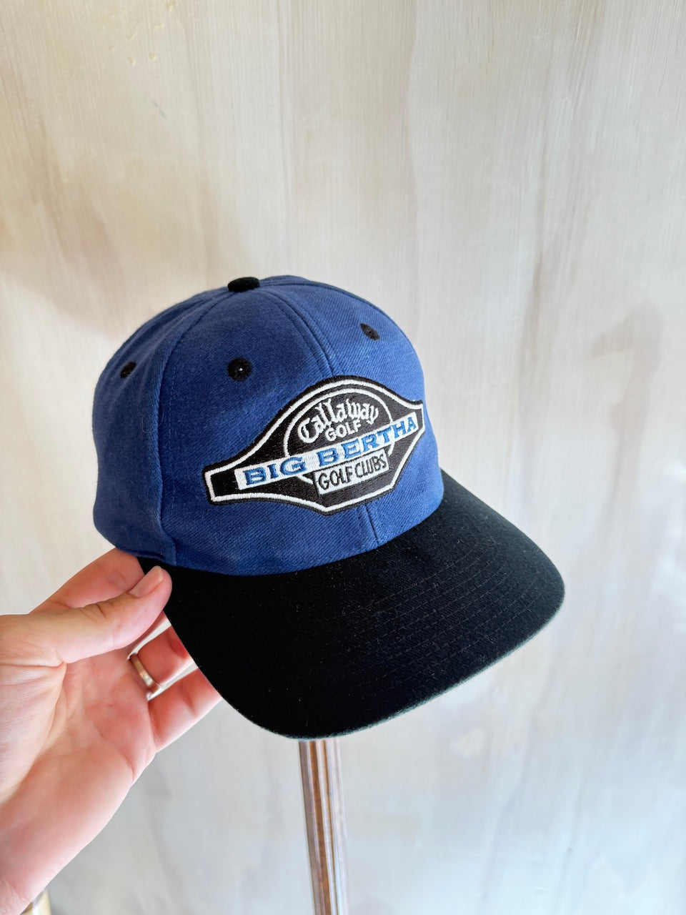 Vintage Callaway Big Bertha Golf Hat Leather Strap