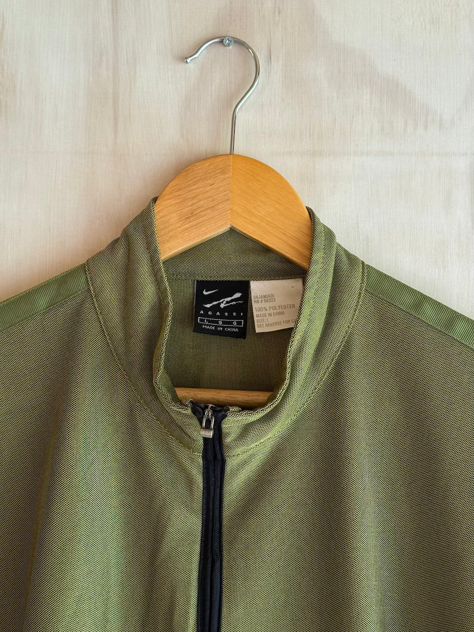Vintage Nike Tennis Agassi 1/4 Zip Polo (XL)