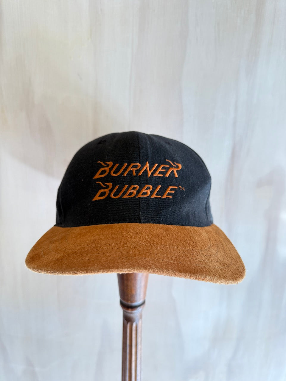 Vintage Taylormade Burner Bubble Golf Hat Suede Brim Leather Strap