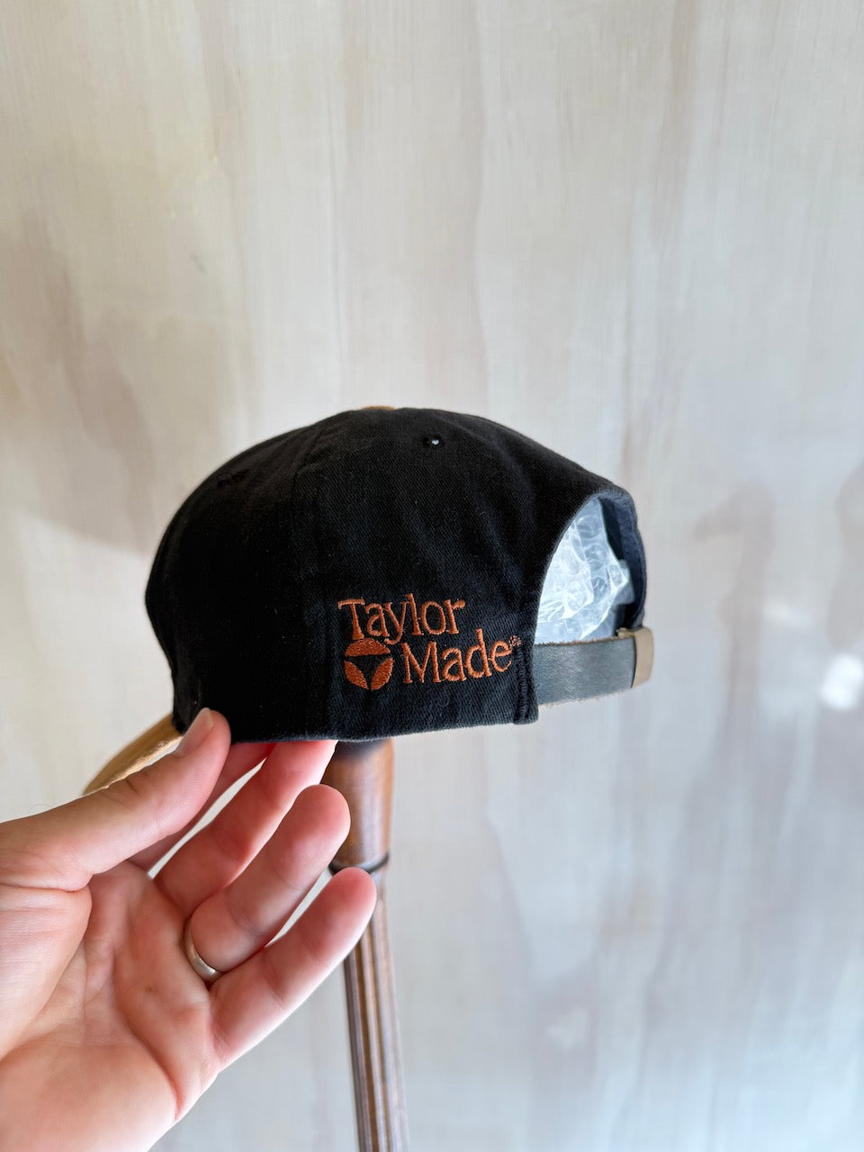 Vintage Taylormade Burner Bubble Golf Hat Suede Brim Leather Strap