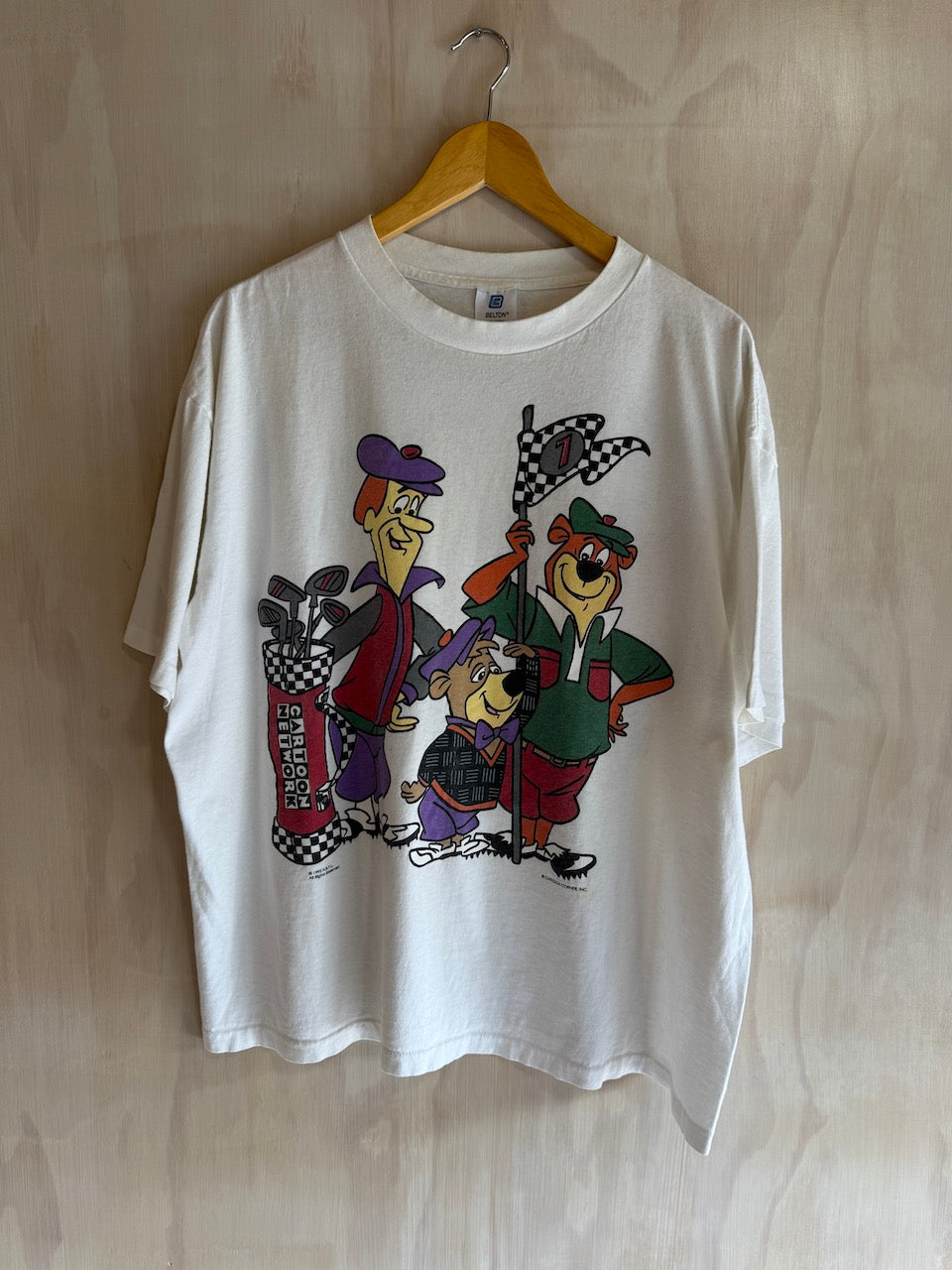 Vintage 1993 Cartoon Network Single Stitch Golf T-Shirt (Short XL)
