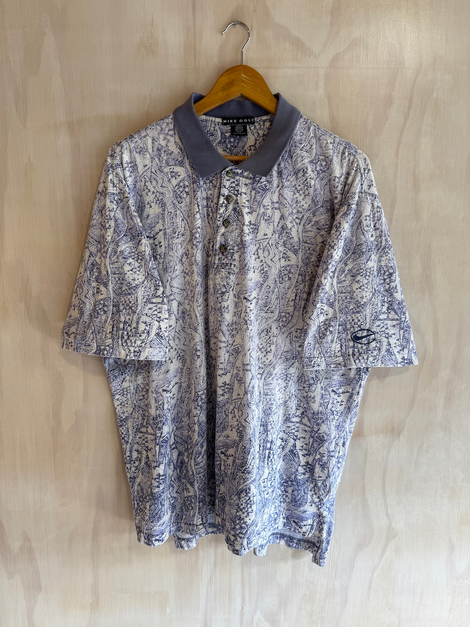 Vintage Abstract Nike Golf Polo (XL)