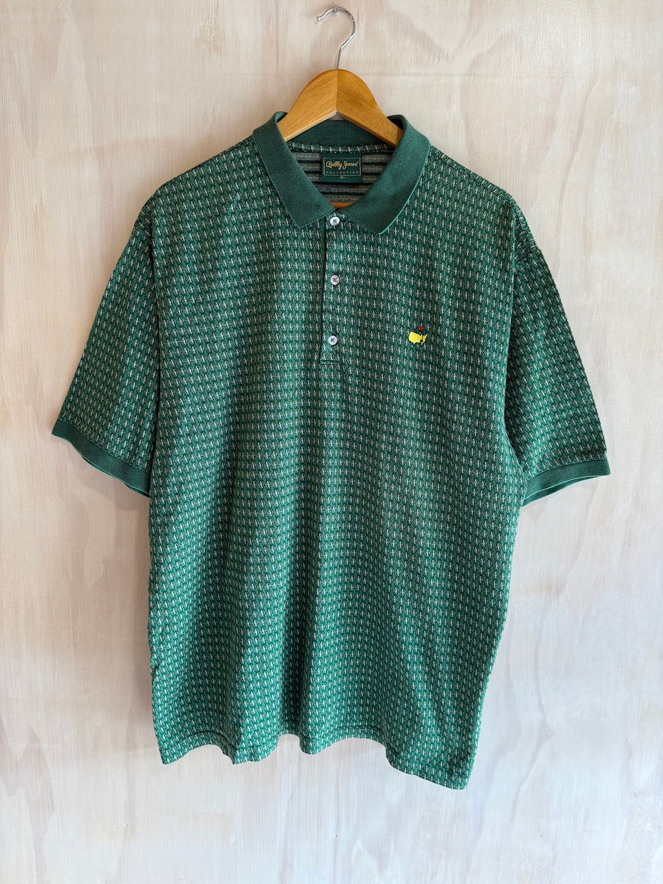 Vintage Geometric Masters Golf Polo by Bobby Jones (XL)