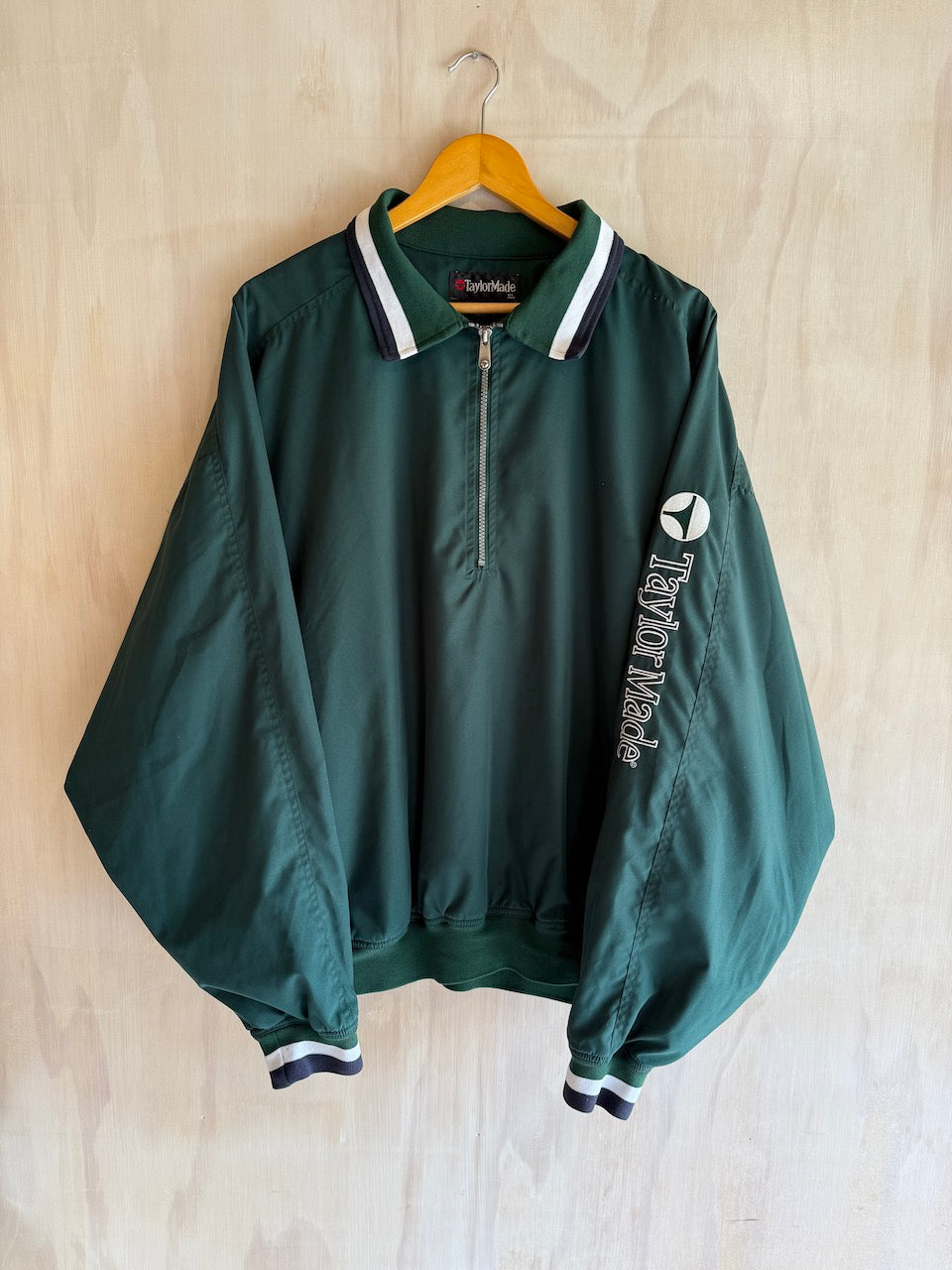 Vintage Taylormade Sleeve Embroiderey 1/4 Zip Golf Pullover (XL)