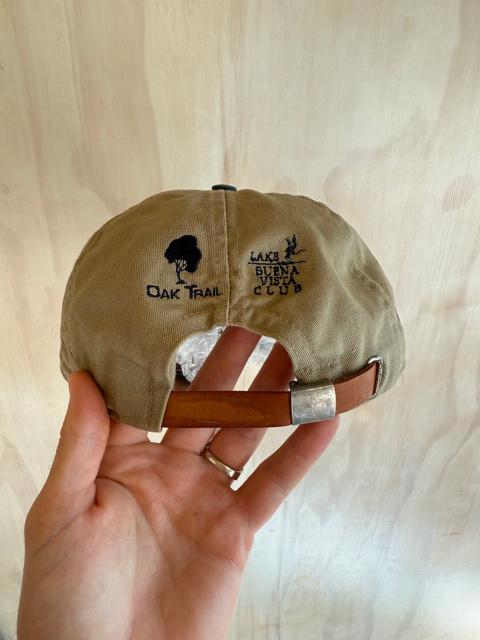 Vintage Disney Leather Strap Golf Hat