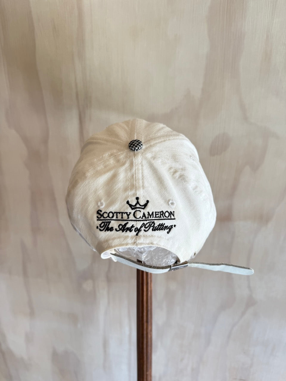 Vintage Titleist  Scotty Cameron 2-Tone Golf Hat Leather Strap