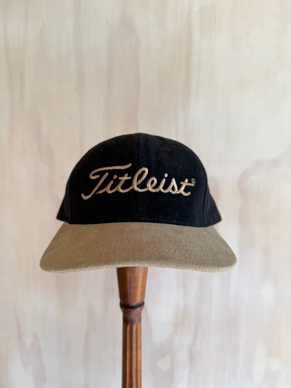 Vintage 2-Tone Titleist Dci Leather Strap Golf Hat
