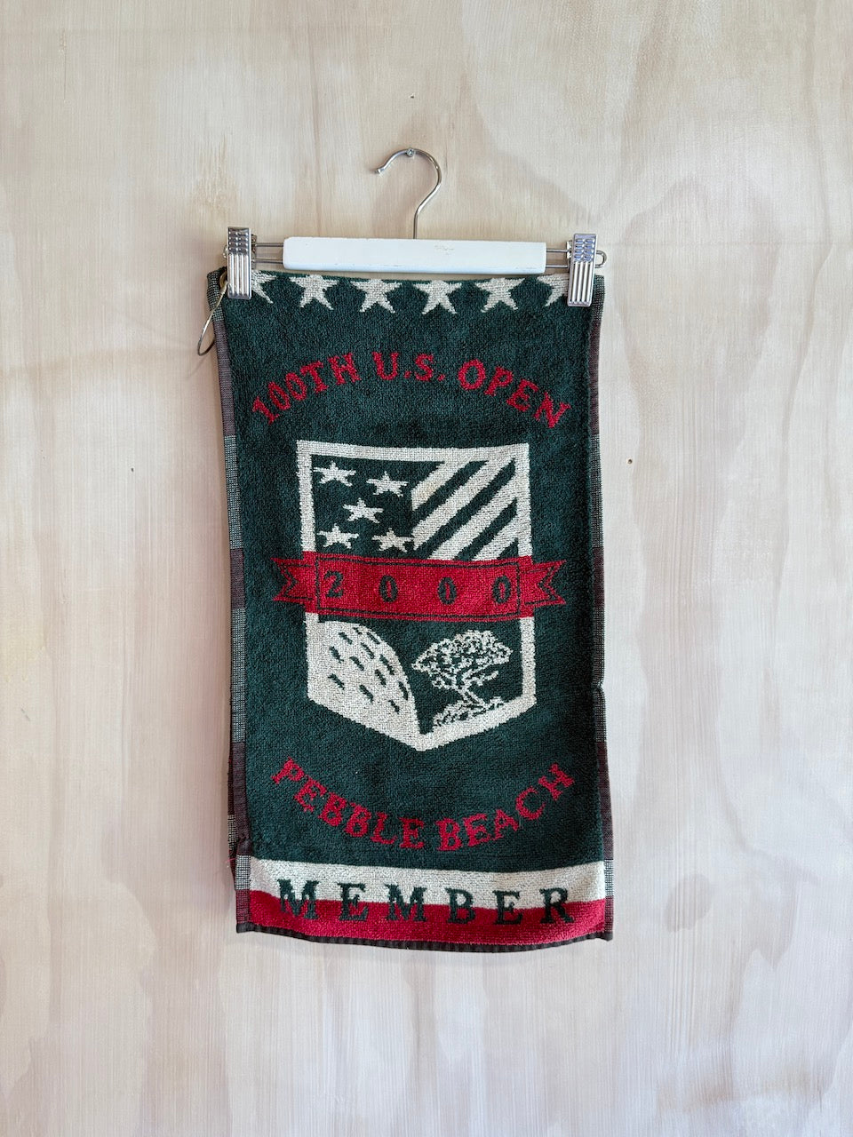 Vintage 2000 U.S. Open Pebble Beach Golf Towel (Tiger Win)
