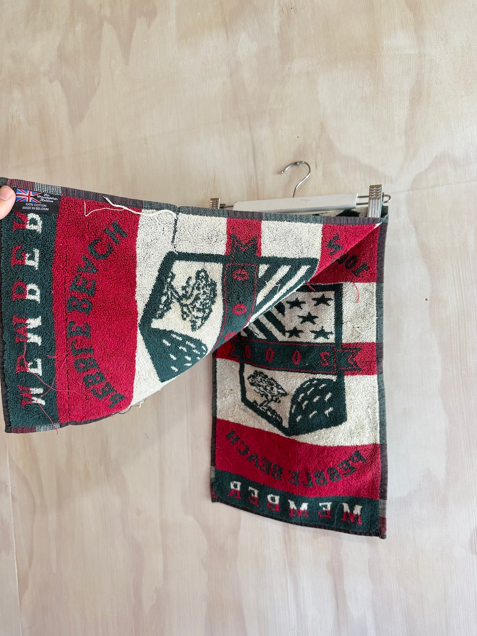 Vintage 2000 U.S. Open Pebble Beach Golf Towel (Tiger Win)