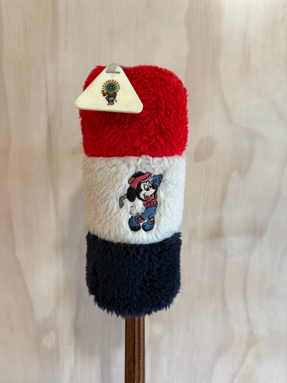 Vintage Disney Mickey Mouse Plush Headcover (Fits 3 wood and smaller)