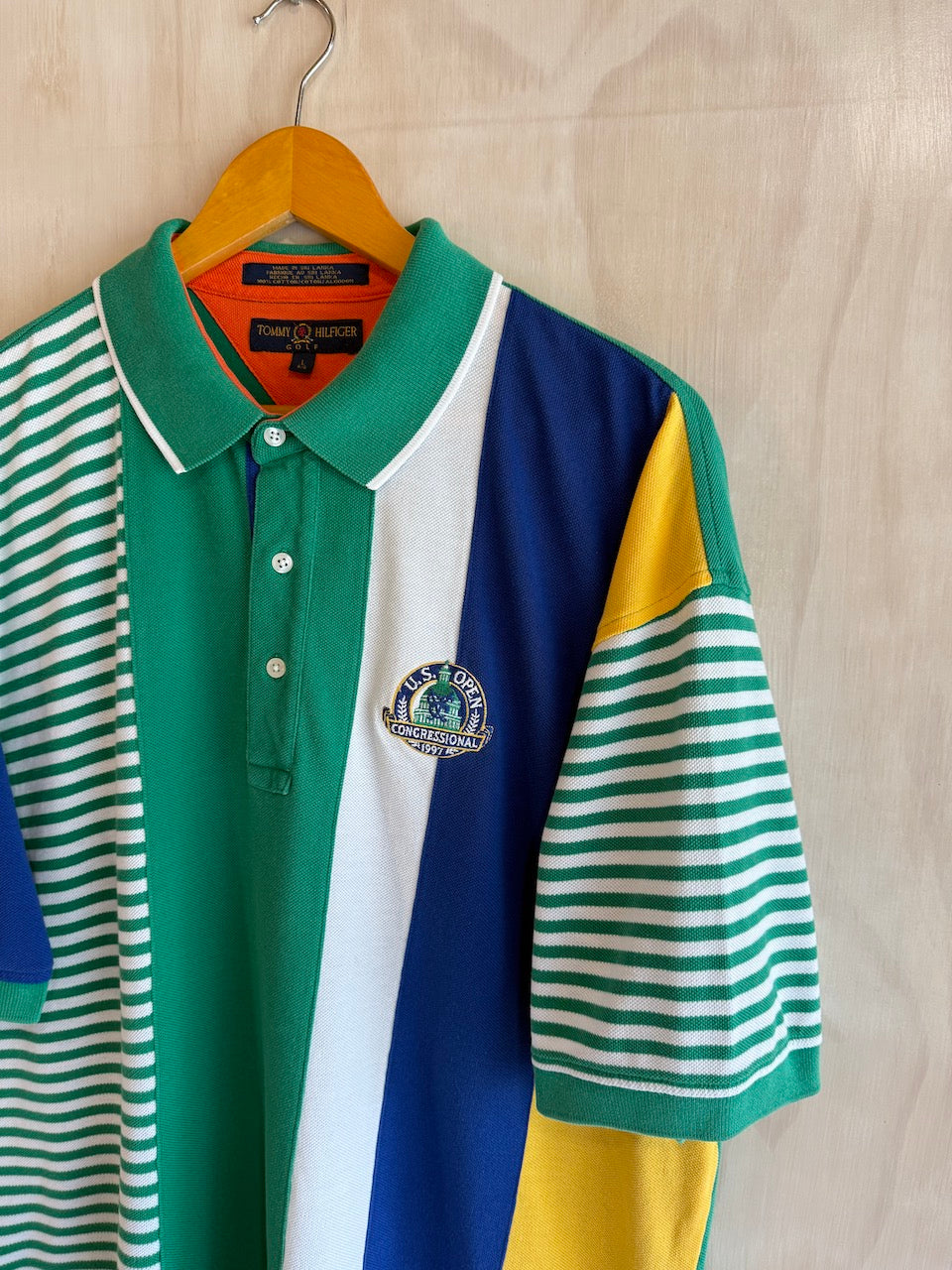 Vintage 1997 U.S. Open Golf Polo Congressional by Tommy Hilfiger (L)