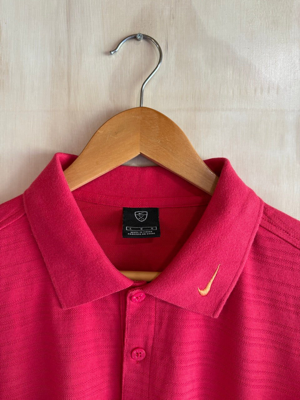 Y2K Nike Collar Swoosh Golf Polo (Tagged L, Fits M)
