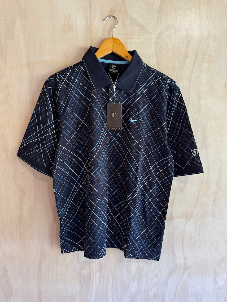 Y2K Nike Abstract Golf Polo (Deadstock, M)