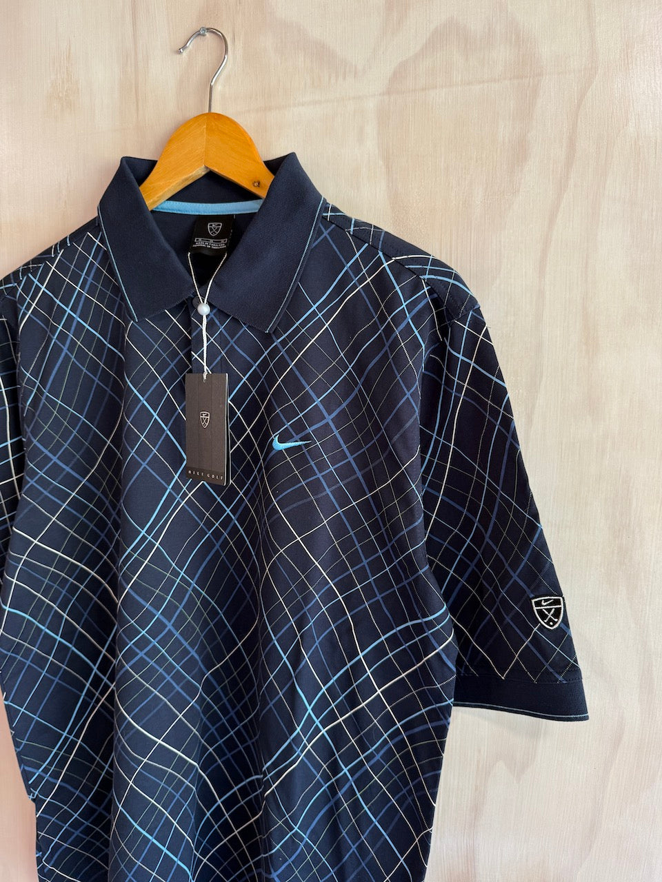 Y2K Nike Abstract Golf Polo (Deadstock, M)