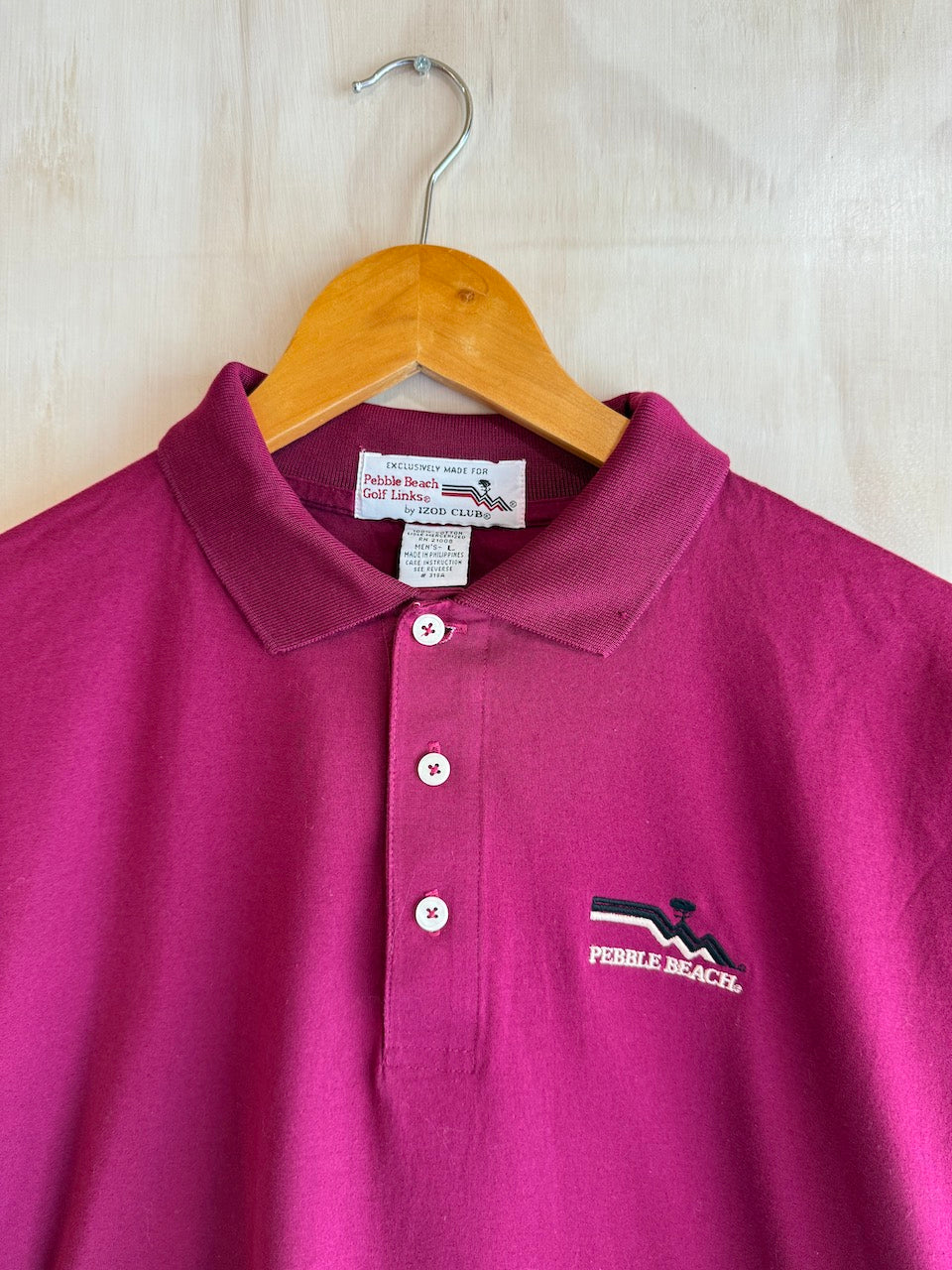 Vintage Pebble Beach Golf Links Golf Polo (L)