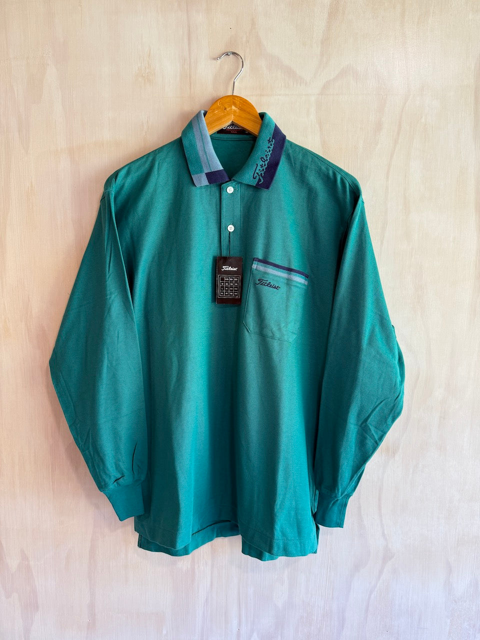 Vintage Titleist Deadstock Golf Long Sleeve Polo (M)