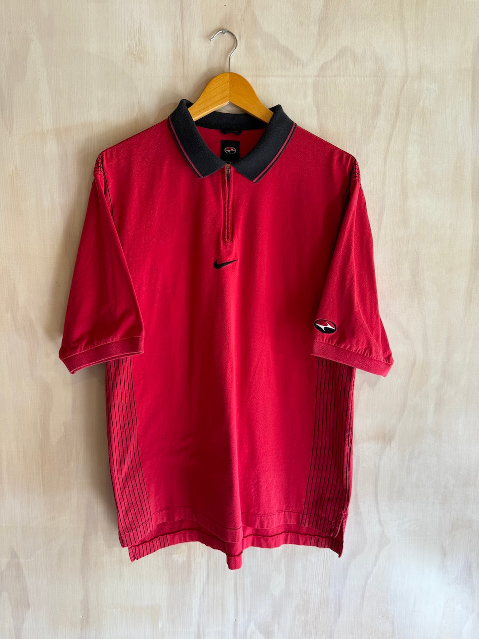 Vintage 1/4 Zip Nike Tiger Woods Golf Polo (Boxy M)