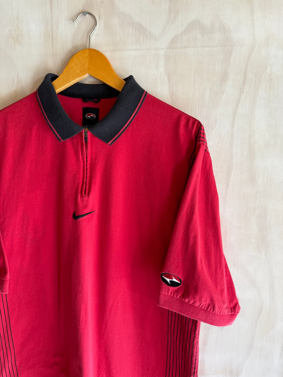 Vintage 1/4 Zip Nike Tiger Woods Golf Polo (Boxy M)