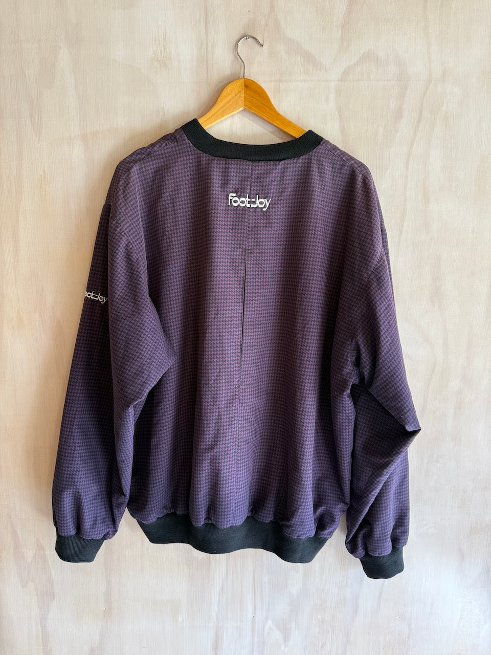 Vintage DryJoys by Foot-Joy Houndstoth Golf Pullover (L)