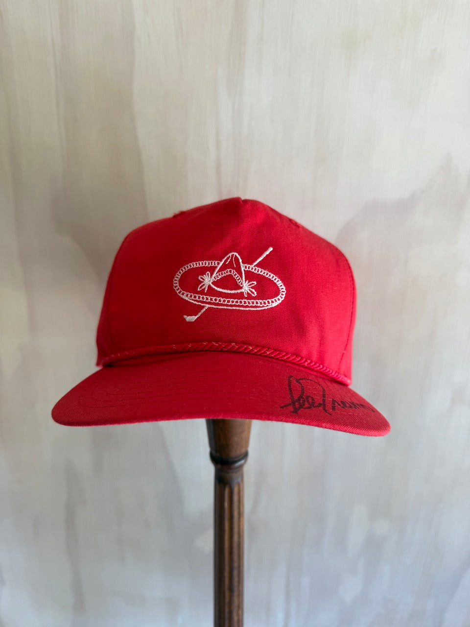 Vintage Lee Trevino Sombrero Golf rope Hat by Texace (Signed by Lee Trevino)