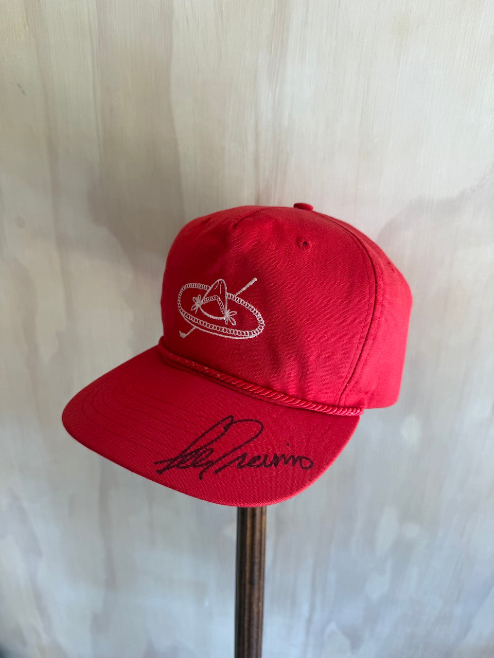 Vintage Lee Trevino Sombrero Golf rope Hat by Texace (Signed by Lee Trevino)