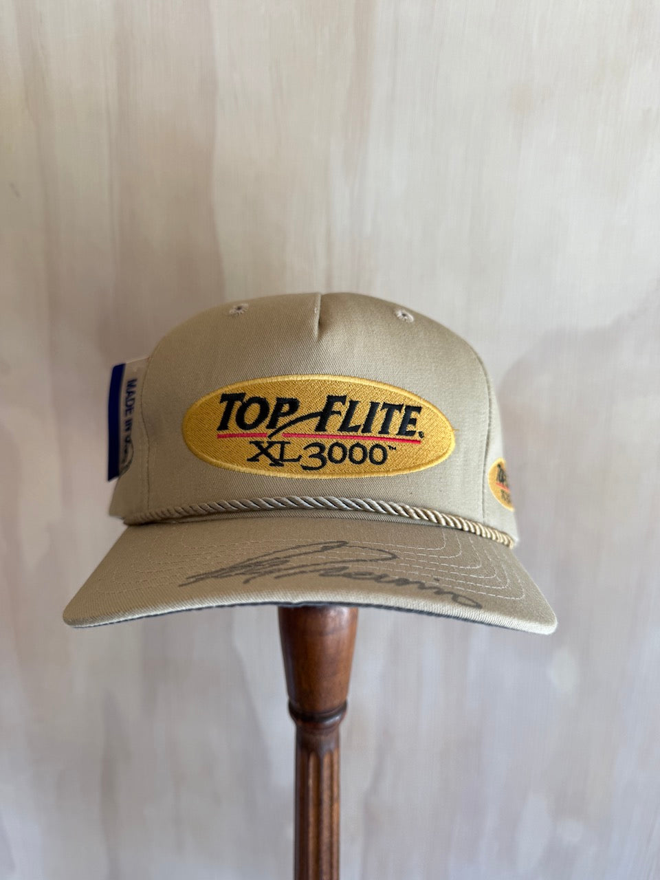 Vintage Lee Trevino TOp-Flite XL300 Golf rope Hat by Texace (Signed by Lee Trevino) (NWT)