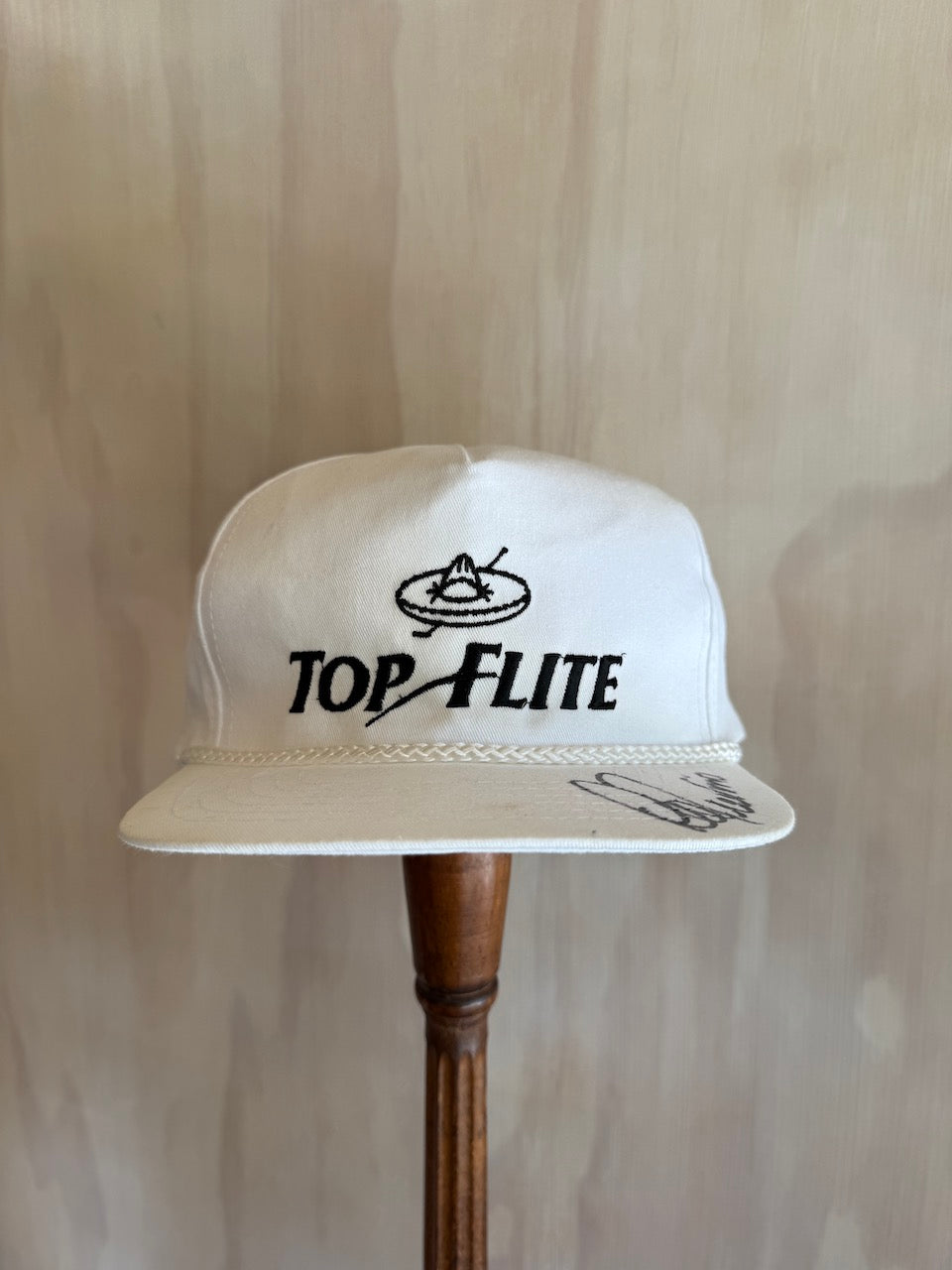 Vintage Lee Trevino Top-Flite Sombrero Golf rope Hat (Signed by Lee Trevino)
