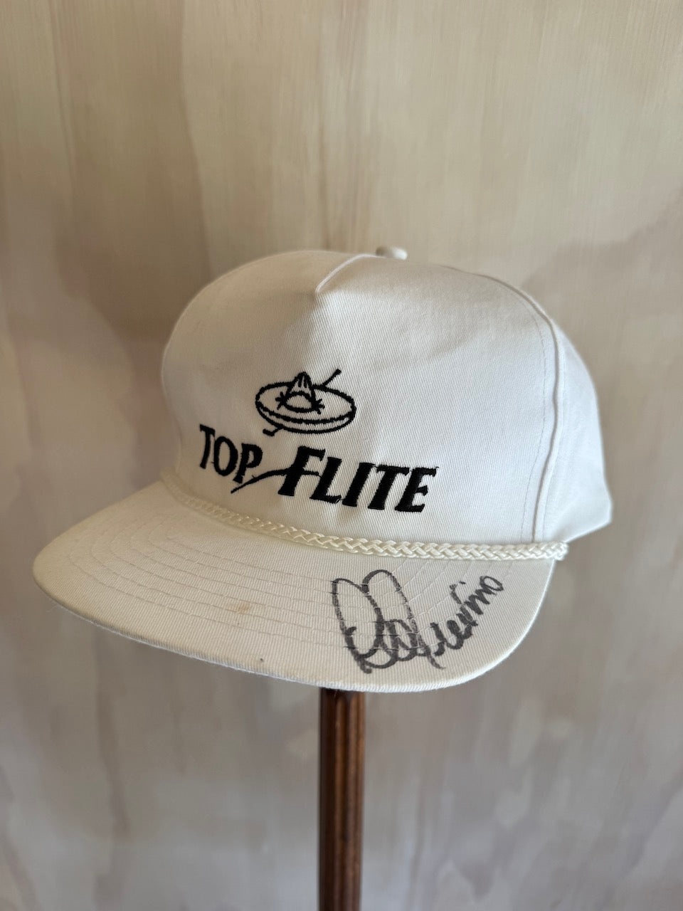 Vintage Lee Trevino Top-Flite Sombrero Golf rope Hat (Signed by Lee Trevino)