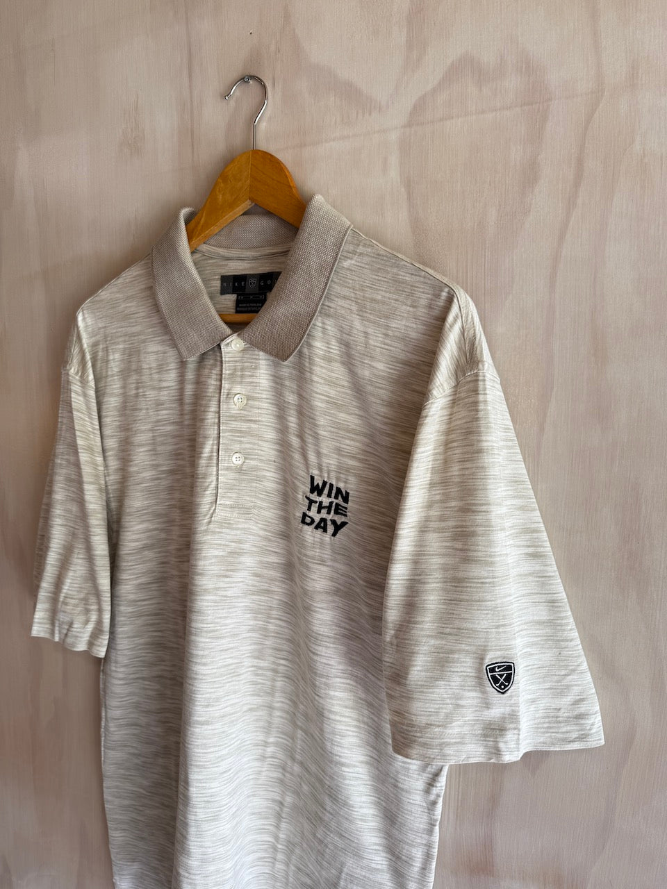 Vintage Nike Win The Day Embroidered Golf Polo (M)
