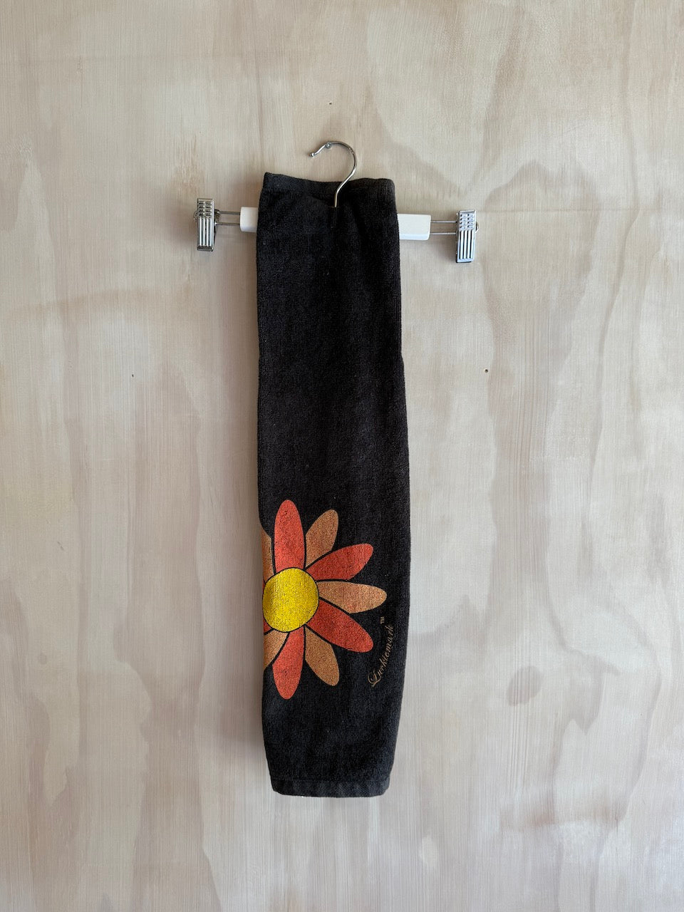 Vintage Flower Tri-Fold Golf Towel