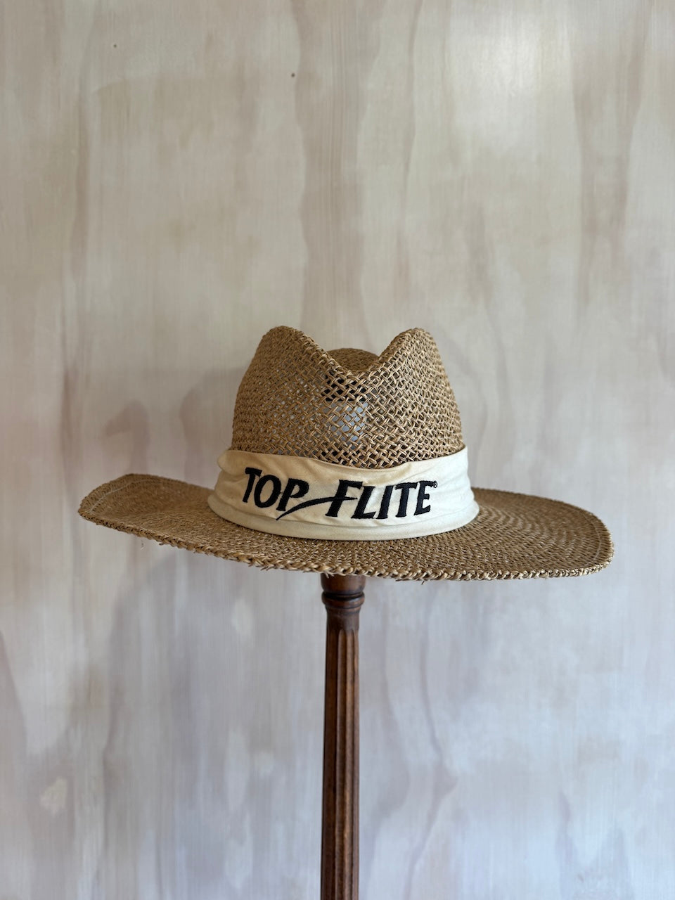 Vintage Top-Flite Straw Golf Hat