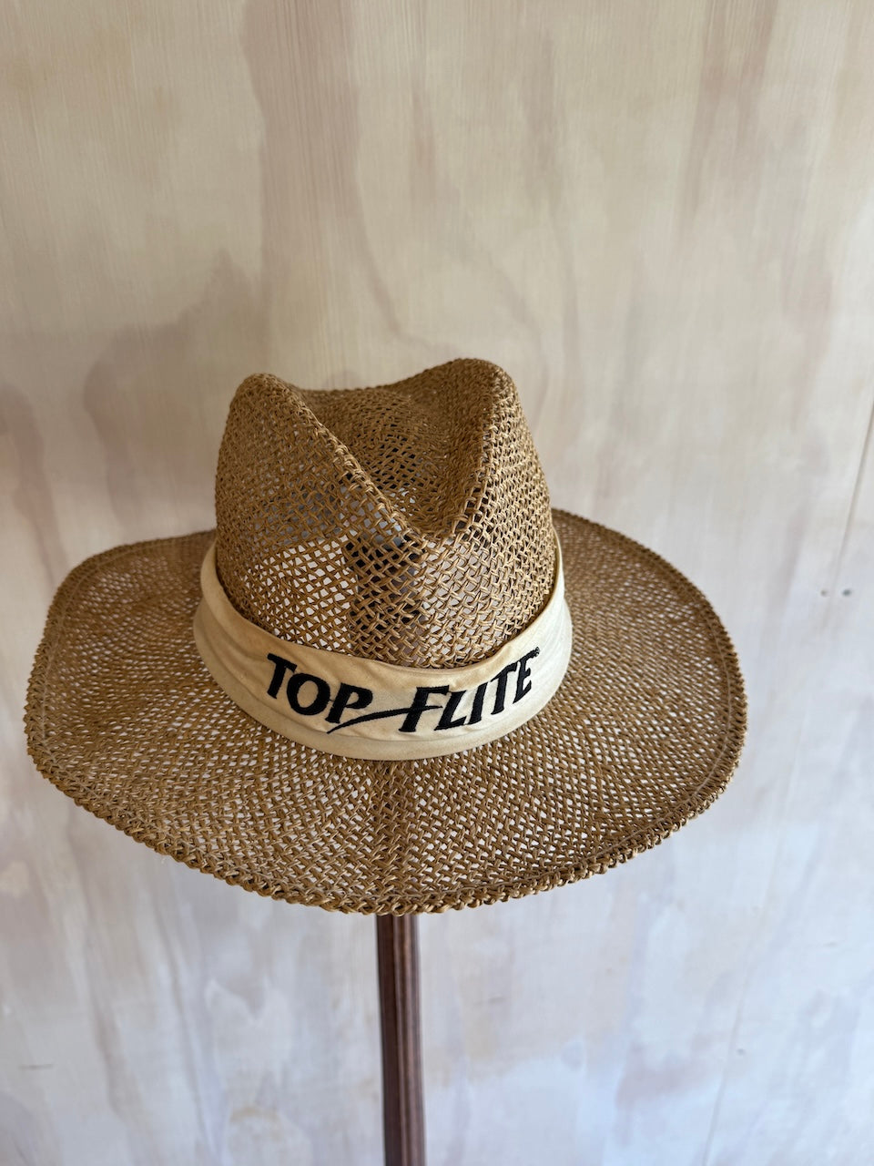Vintage Top-Flite Straw Golf Hat