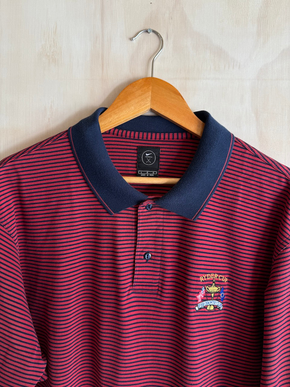 Vintage 1999 Nike Ryder Cup The Country Club Golf Polo (XL)