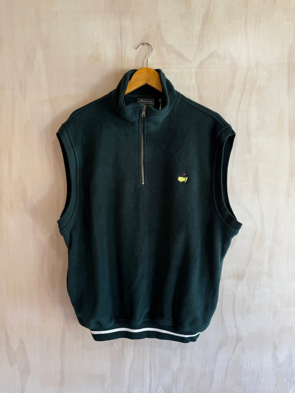 Vintage Masters 1/4 Zip Fleece Golf Vest (L)
