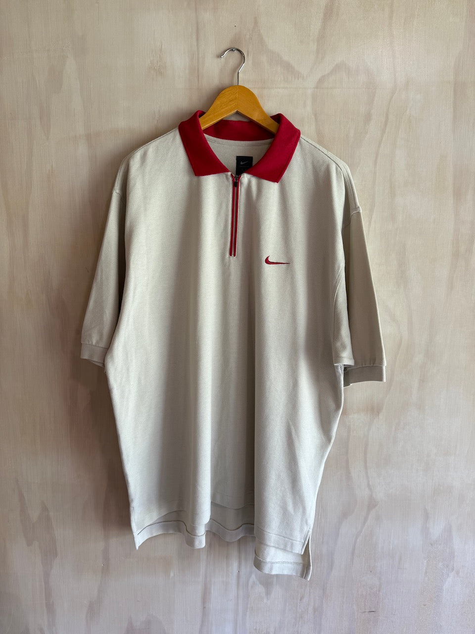 Vintage Tiger Woods 1/4 Zip Nike Golf Polo (XL/2XL)