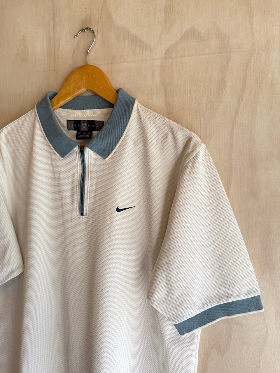 Vintage Nike 1/4 Zip Golf Polo (M)