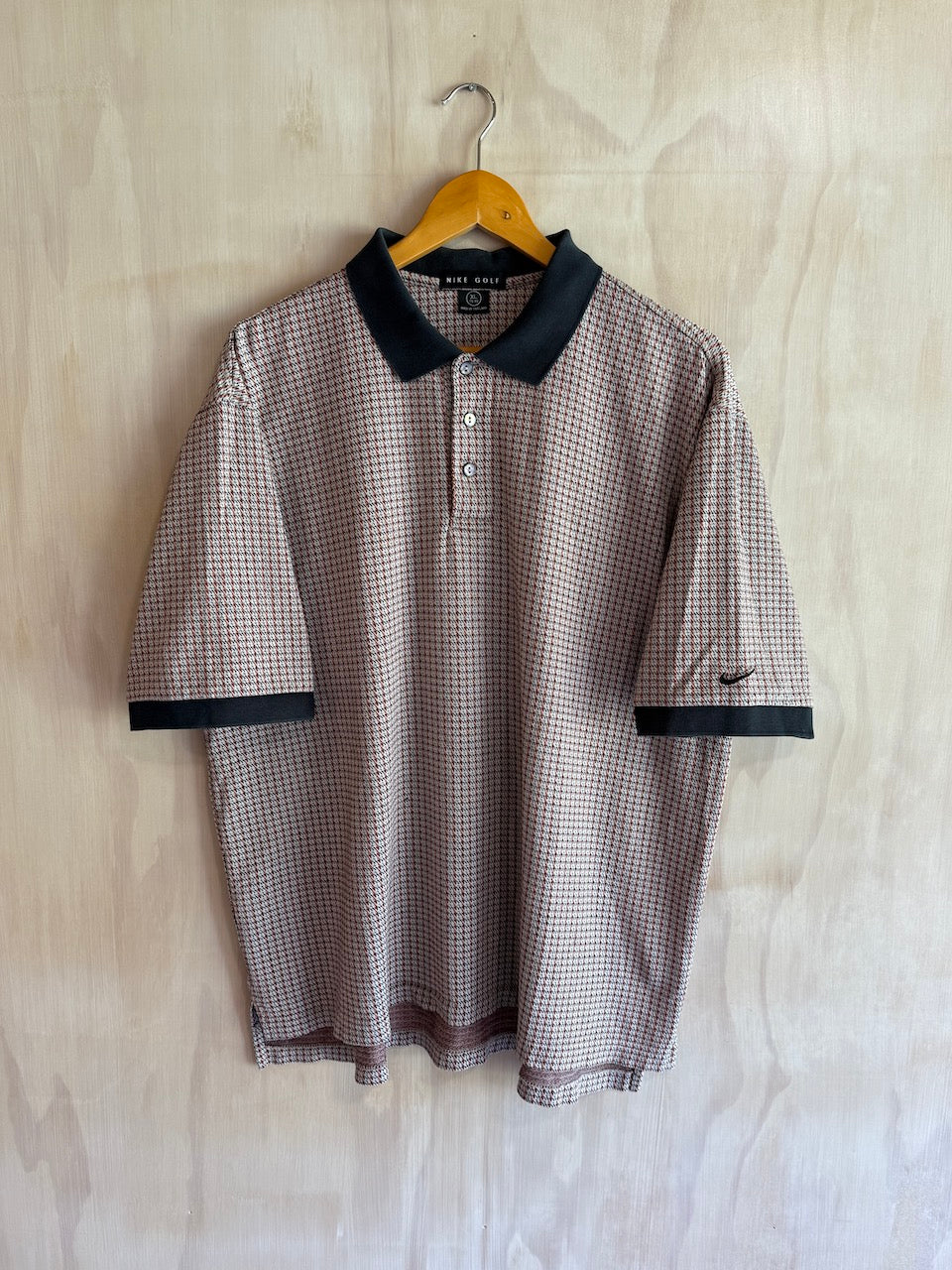 Vintage Geometric Nike Golf Polo (Short, XL)