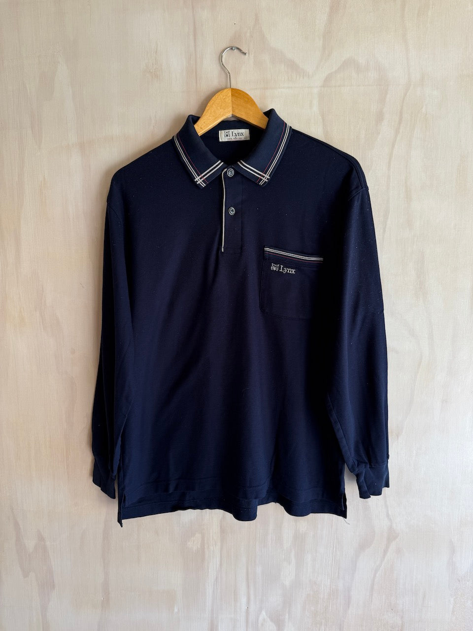 Vintage Lynx USA Golf Long Sleeve polo (M)