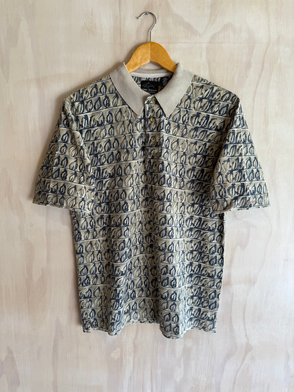 Vintage Greg Norman Abstract Golf Polo (S)