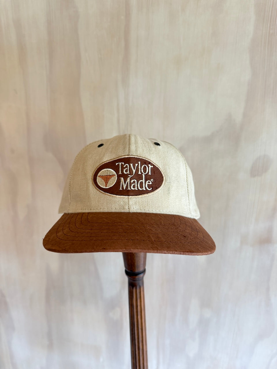 Vintage Leather Brim/Strap Taylormade Golf Hat