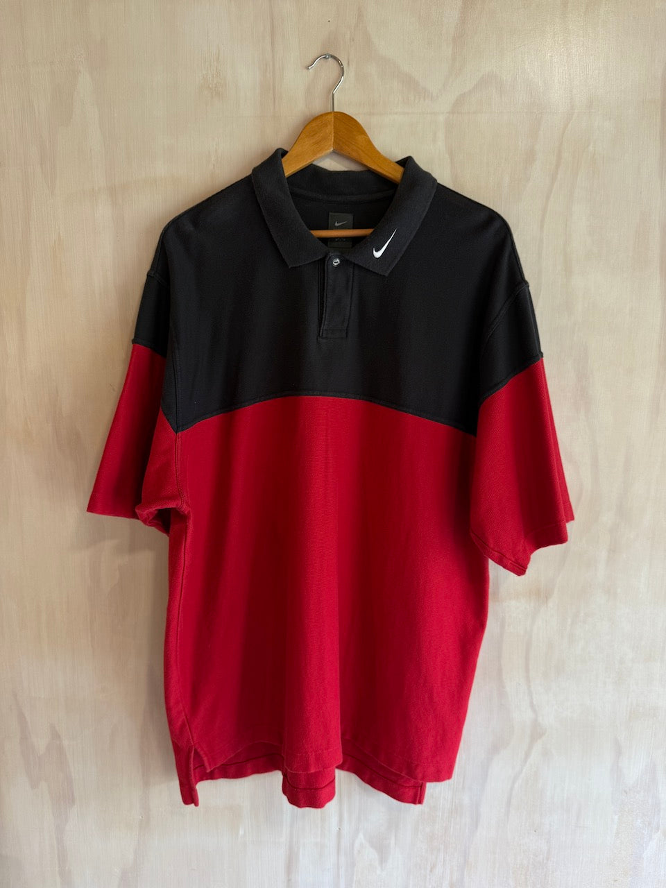Vintage Nike Collar Swoosh Tiger Woods Golf Polo (XL)