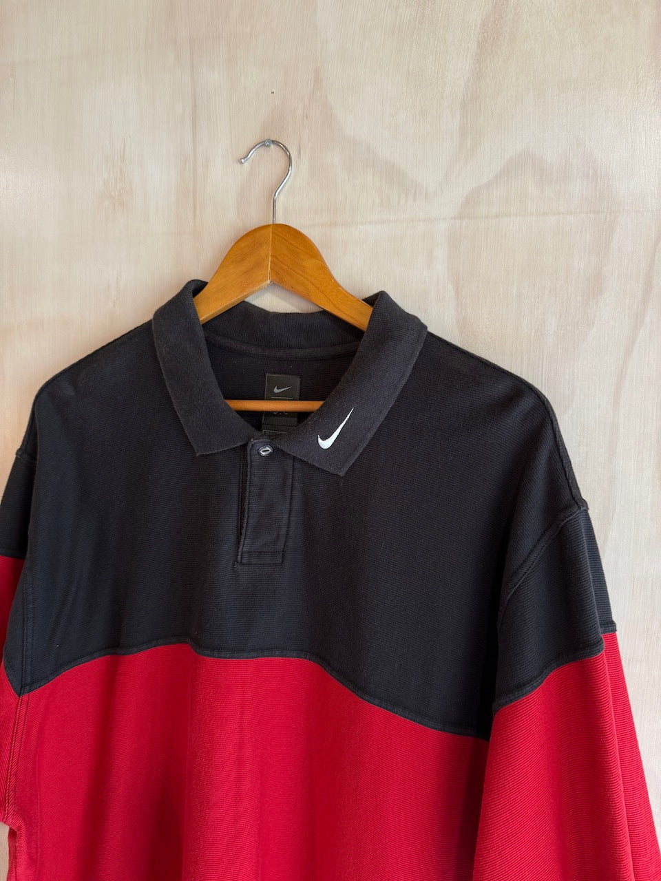 Vintage Nike Collar Swoosh Tiger Woods Golf Polo (XL)