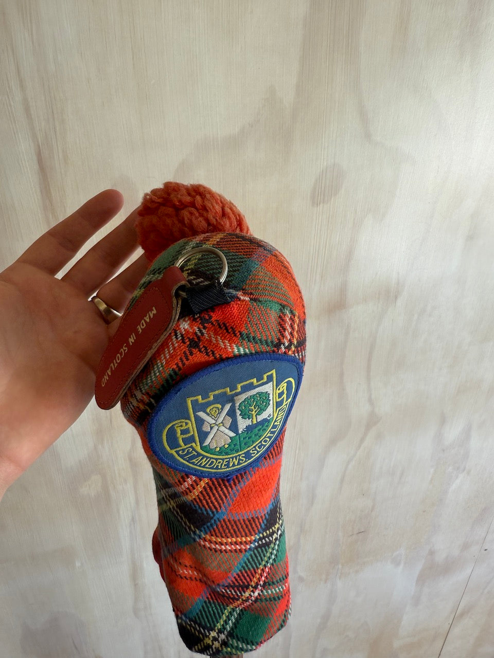 Vintage Saint Andrews Scotland Headcover (fits 3 wood & smaller)